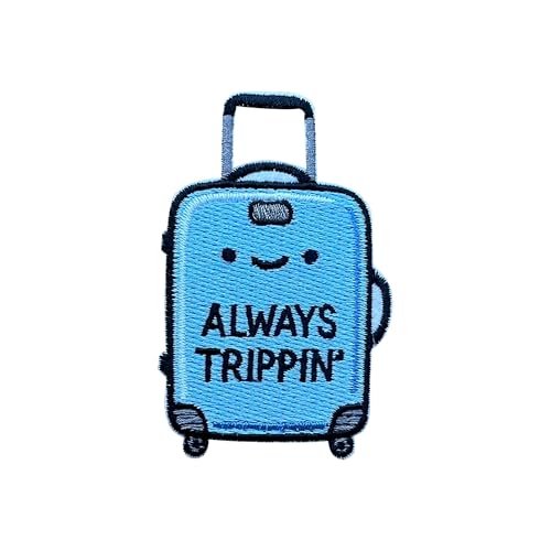 LEMEPINZ Always Trippin Stickerei-Aufnäher, 7,6 cm, für Rucksackreisen, zum Aufbügeln oder Aufnähen, Reise-Flicken, Stoffflicken für Kleidung, Rucksäcke, Hüte, Reisezubehör, Geschenke LEMEPINZ Always Trippin Stickerei-Aufnäher, 7,6 cm, für Rucksackreisen, zum Aufbügeln oder Aufnähen, Reise-Flicken, Stoffflicken für Kleidung, Rucksäcke, Hüte, Reisezubehör, Geschenke von LEMEPINZ