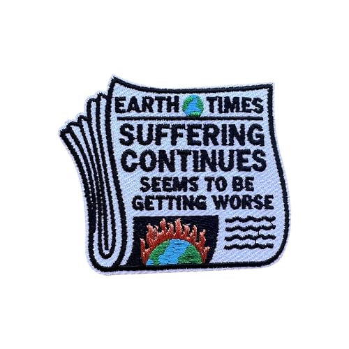 LEMEPINZ Bestickter Aufnäher "Suffering Continues Seems to Be Getting Worse", 7,6 cm, zum Aufbügeln oder Aufnähen auf Reisen, bestickte Applikation, Stoffflicken für Kleidung, Rucksäcke, Hüte LEMEPINZ Bestickter Aufnäher "Suffering Continues Seems to Be Getting Worse", 7,6 cm, zum Aufbügeln oder Aufnähen auf Reisen, bestickte Applikation, Stoffflicken für Kleidung, Rucksäcke, Hüte von LEMEPINZ