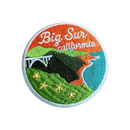 LEMEPINZ Big Sur California Stickerei-Aufnäher, 7,6 cm, natürliches Bügeln/Aufnähen, Reise-Flicken, Stoffflicken für Kleidung, Rucksäcke, Hüte, Reisen, DIY-Zubehör, Geschenke LEMEPINZ Big Sur California Stickerei-Aufnäher, 7,6 cm, natürliches Bügeln/Aufnähen, Reise-Flicken, Stoffflicken für Kleidung, Rucksäcke, Hüte, Reisen, DIY-Zubehör, Geschenke von LEMEPINZ