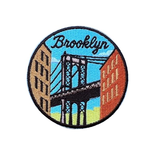 LEMEPINZ Brooklyn New York City 7,6 cm Stickerei-Aufnäher, zum Aufbügeln oder Aufnähen, Reise-Flicken, Stoffflicken für Kleidung, Rucksäcke, Hüte, Reisen, DIY-Zubehör, Geschenke LEMEPINZ Brooklyn New York City 7,6 cm Stickerei-Aufnäher, zum Aufbügeln oder Aufnähen, Reise-Flicken, Stoffflicken für Kleidung, Rucksäcke, Hüte, Reisen, DIY-Zubehör, Geschenke von LEMEPINZ