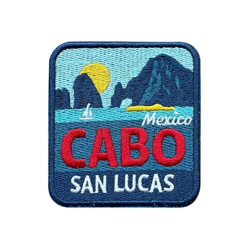 LEMEPINZ Cabo San Lucas 7,6 cm Stickerei-Aufnäher, zum Aufbügeln / Aufnähen, Reise-Flicken, Stoffflicken für Kleidung, Rucksäcke, Hüte, DIY-Zubehör, Geschenke für Reiseliebhaber LEMEPINZ Cabo San Lucas 7,6 cm Stickerei-Aufnäher, zum Aufbügeln / Aufnähen, Reise-Flicken, Stoffflicken für Kleidung, Rucksäcke, Hüte, DIY-Zubehör, Geschenke für Reiseliebhaber von LEMEPINZ