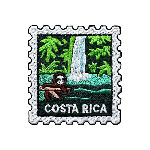 LEMEPINZ Costa Rica Stempel, 7,6 cm, bestickter Aufnäher, zum Aufbügeln oder Aufnähen, Reise-Flicken, Stoffflicken für Kleidung, Rucksäcke, Hüte, DIY-Zubehör, Geschenke für Reiseliebhaber LEMEPINZ Costa Rica Stempel, 7,6 cm, bestickter Aufnäher, zum Aufbügeln oder Aufnähen, Reise-Flicken, Stoffflicken für Kleidung, Rucksäcke, Hüte, DIY-Zubehör, Geschenke für Reiseliebhaber von LEMEPINZ
