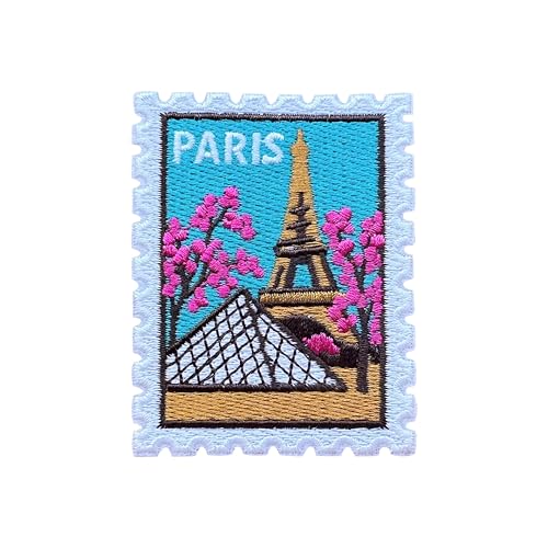 LEMEPINZ Eiffel Paris 7,6 cm Stickerei-Aufnäher, zum Aufbügeln/Aufnähen, bestickte Applikation, Reiseflicken, Stoffflicken für Kleidung, Rucksäcke, Hüte, lustiges DIY-Zubehör, Geschenke für LEMEPINZ Eiffel Paris 7,6 cm Stickerei-Aufnäher, zum Aufbügeln/Aufnähen, bestickte Applikation, Reiseflicken, Stoffflicken für Kleidung, Rucksäcke, Hüte, lustiges DIY-Zubehör, Geschenke für von LEMEPINZ
