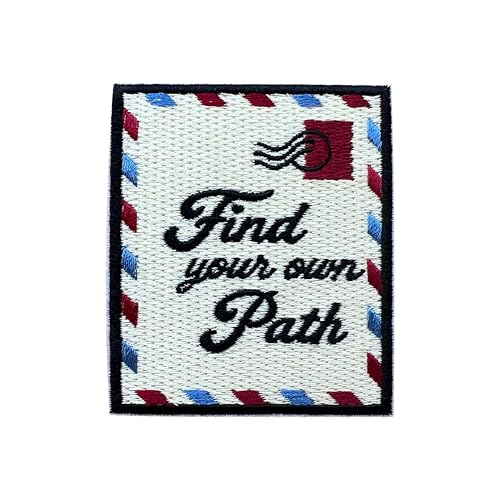 LEMEPINZ "Find Your Path" Stickerei-Aufnäher, 7,6 cm, zum Aufbügeln/Aufnähen, Reise-Flicken, Stoffflicken für Kleidung, Rucksäcke, Hüte, DIY-Zubehör, Geschenke für Reisende LEMEPINZ "Find Your Path" Stickerei-Aufnäher, 7,6 cm, zum Aufbügeln/Aufnähen, Reise-Flicken, Stoffflicken für Kleidung, Rucksäcke, Hüte, DIY-Zubehör, Geschenke für Reisende von LEMEPINZ