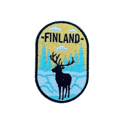 LEMEPINZ Finnland Stickerei-Aufnäher, 7,6 cm, natürliches Bügeln/Aufnähen, Reise-Flicken, Stoffflicken für Kleidung, Rucksäcke, Hüte, DIY-Zubehör, Geschenke für Reiseliebhaber LEMEPINZ Finnland Stickerei-Aufnäher, 7,6 cm, natürliches Bügeln/Aufnähen, Reise-Flicken, Stoffflicken für Kleidung, Rucksäcke, Hüte, DIY-Zubehör, Geschenke für Reiseliebhaber von LEMEPINZ