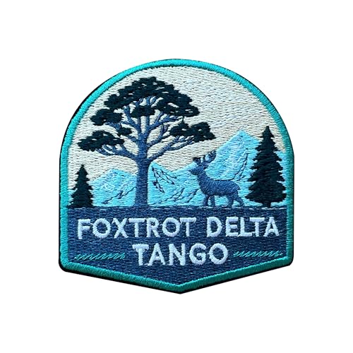 LEMEPINZ Foxtrot Delta Tango 7,6 cm Stickerei-Aufnäher, natürlicher Aufnäher zum Aufbügeln / Aufnähen, Reiseflicken, Stoffflicken für Kleidung, Rucksäcke, Hüte, Stadt, DIY-Zubehör, Geschenke LEMEPINZ Foxtrot Delta Tango 7,6 cm Stickerei-Aufnäher, natürlicher Aufnäher zum Aufbügeln / Aufnähen, Reiseflicken, Stoffflicken für Kleidung, Rucksäcke, Hüte, Stadt, DIY-Zubehör, Geschenke von LEMEPINZ
