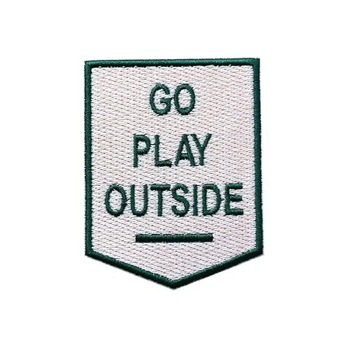 LEMEPINZ Go Play Outside 7,6 cm Stickerei-Aufnäher, zum Aufbügeln/Aufnähen, Reise-Flicken, Stoffflicken für Kleidung, Rucksäcke, Hüte, DIY-Zubehör, Geschenke für Reiseliebhaber LEMEPINZ Go Play Outside 7,6 cm Stickerei-Aufnäher, zum Aufbügeln/Aufnähen, Reise-Flicken, Stoffflicken für Kleidung, Rucksäcke, Hüte, DIY-Zubehör, Geschenke für Reiseliebhaber von LEMEPINZ