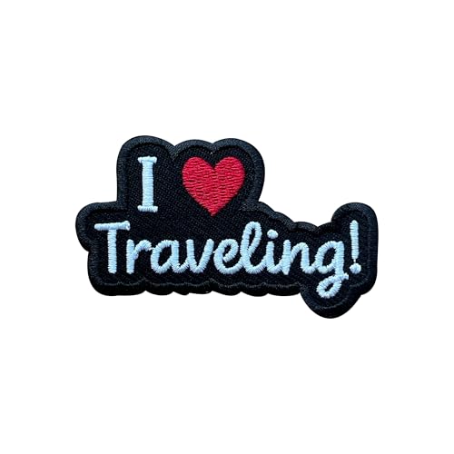 LEMEPINZ I Love Traveing Stickerei-Aufnäher, 7,6 cm, zum Aufbügeln oder Aufnähen, Reise-Flicken, Stoffflicken für Kleidung, Rucksäcke, Hüte, DIY-Zubehör, Geschenke für Reiseliebhaber LEMEPINZ I Love Traveing Stickerei-Aufnäher, 7,6 cm, zum Aufbügeln oder Aufnähen, Reise-Flicken, Stoffflicken für Kleidung, Rucksäcke, Hüte, DIY-Zubehör, Geschenke für Reiseliebhaber von LEMEPINZ