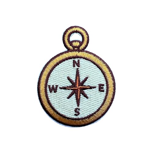 LEMEPINZ Kompass Stickerei-Aufnäher, 7,6 cm, dekorativer Reiseaufnäher, Reise-Flicken, Stoffflicken für Kleidung, Rucksäcke, Hüte, Reisezubehör, Geschenke LEMEPINZ Kompass Stickerei-Aufnäher, 7,6 cm, dekorativer Reiseaufnäher, Reise-Flicken, Stoffflicken für Kleidung, Rucksäcke, Hüte, Reisezubehör, Geschenke von LEMEPINZ