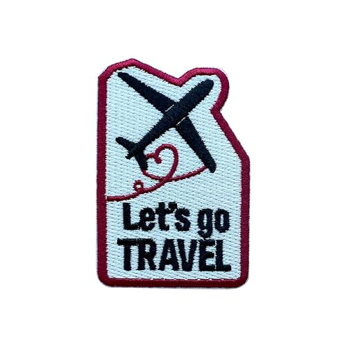 LEMEPINZ Let's Go Travel Stickerei-Aufnäher, 7,6 cm, zum Aufbügeln / Aufnähen, Reise-Flicken, Stoffflicken für Kleidung, Rucksäcke, Hüte, DIY-Zubehör, Geschenke für Reiseliebhaber LEMEPINZ Let's Go Travel Stickerei-Aufnäher, 7,6 cm, zum Aufbügeln / Aufnähen, Reise-Flicken, Stoffflicken für Kleidung, Rucksäcke, Hüte, DIY-Zubehör, Geschenke für Reiseliebhaber von LEMEPINZ