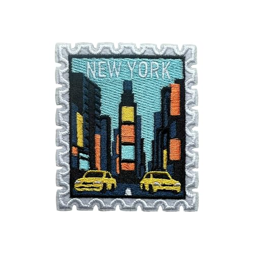 LEMEPINZ New York 7,6 cm Stickerei-Aufnäher, Stadt, zum Aufbügeln/Aufnähen, Reise-Flicken, Stoffflicken für Kleidung, Rucksäcke, Hüte, DIY-Zubehör, Geschenke für Reiseliebhaber LEMEPINZ New York 7,6 cm Stickerei-Aufnäher, Stadt, zum Aufbügeln/Aufnähen, Reise-Flicken, Stoffflicken für Kleidung, Rucksäcke, Hüte, DIY-Zubehör, Geschenke für Reiseliebhaber von LEMEPINZ