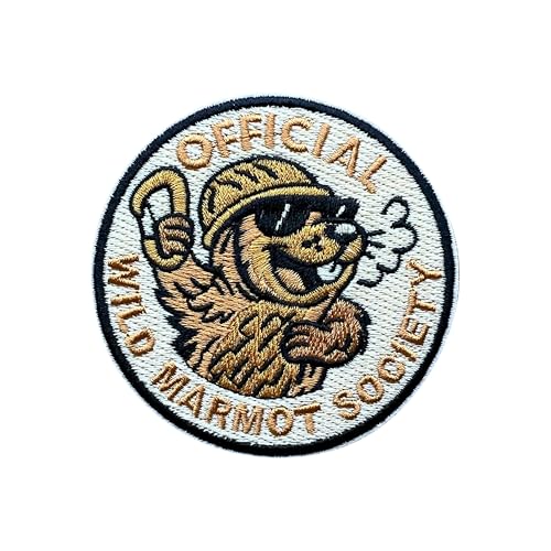 LEMEPINZ Offizieller Wild Marmot Society 7,6 cm Stickerei-Aufnäher, zum Aufbügeln oder Aufnähen, Reise-Flicken, Stoffflicken für Kleidung, Rucksäcke, Hüte, Tier-DIY-Zubehör, Geschenke LEMEPINZ Offizieller Wild Marmot Society 7,6 cm Stickerei-Aufnäher, zum Aufbügeln oder Aufnähen, Reise-Flicken, Stoffflicken für Kleidung, Rucksäcke, Hüte, Tier-DIY-Zubehör, Geschenke von LEMEPINZ