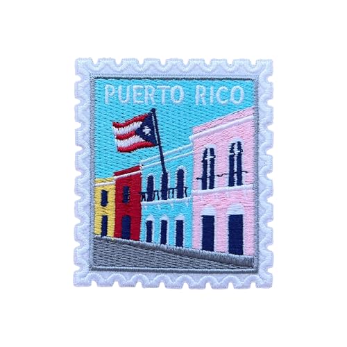LEMEPINZ Puerto Rico Stickerei-Aufnäher, 7,6 cm, Flagge, zum Aufbügeln oder Aufnähen, Reiseaufnäher, Reiseflicken, Stoffflicken für Kleidung, Rucksäcke, Hüte, DIY-Zubehör, Geschenke für Reiseliebhaber LEMEPINZ Puerto Rico Stickerei-Aufnäher, 7,6 cm, Flagge, zum Aufbügeln oder Aufnähen, Reiseaufnäher, Reiseflicken, Stoffflicken für Kleidung, Rucksäcke, Hüte, DIY-Zubehör, Geschenke für Reiseliebhaber von LEMEPINZ