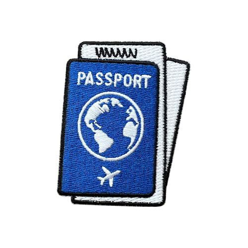 LEMEPINZ Reisepass mit Flugticket, 7,6 cm, bestickter Aufnäher, zum Aufbügeln oder Aufnähen, Reise-Flicken, Stoffflicken für Kleidung, Rucksäcke, Hüte, Reisen, DIY-Zubehör, Geschenke LEMEPINZ Reisepass mit Flugticket, 7,6 cm, bestickter Aufnäher, zum Aufbügeln oder Aufnähen, Reise-Flicken, Stoffflicken für Kleidung, Rucksäcke, Hüte, Reisen, DIY-Zubehör, Geschenke von LEMEPINZ