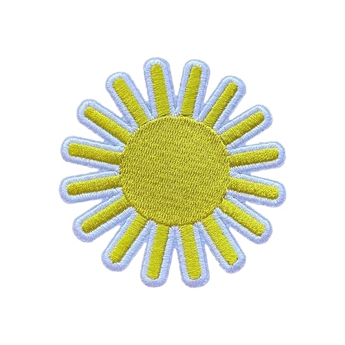 LEMEPINZ Sunshine 7,6 cm Stickerei-Aufnäher, Sommer, zum Aufbügeln oder Aufnähen, Reise-Flicken, Reiseflicken, Stoffflicken für Kleidung, Rucksäcke, Hüte, DIY-Zubehör, Geschenke für Reiseliebhaber LEMEPINZ Sunshine 7,6 cm Stickerei-Aufnäher, Sommer, zum Aufbügeln oder Aufnähen, Reise-Flicken, Reiseflicken, Stoffflicken für Kleidung, Rucksäcke, Hüte, DIY-Zubehör, Geschenke für Reiseliebhaber von LEMEPINZ