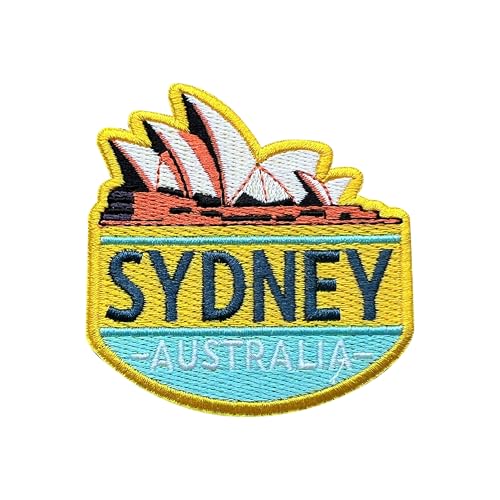 LEMEPINZ The Sydney Opera House 7,6 cm bestickter Aufnäher Australien zum Aufbügeln / Aufnähen auf Reisen, bestickte Applikation, Reiseflicken, Stoffflicken für Kleidung, Rucksäcke, Hüte, DIY-Zubehör LEMEPINZ The Sydney Opera House 7,6 cm bestickter Aufnäher Australien zum Aufbügeln / Aufnähen auf Reisen, bestickte Applikation, Reiseflicken, Stoffflicken für Kleidung, Rucksäcke, Hüte, DIY-Zubehör von LEMEPINZ