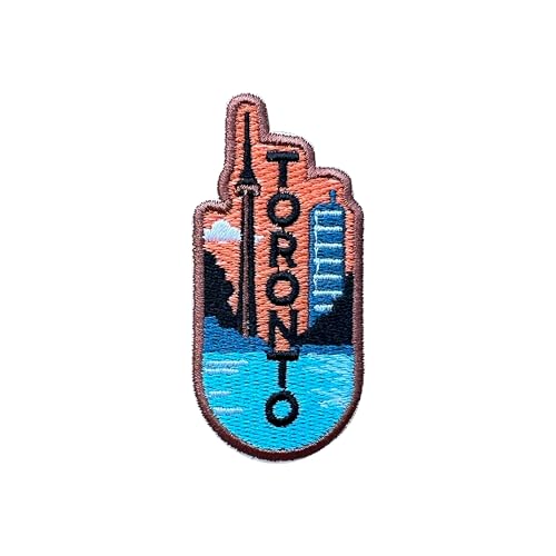 LEMEPINZ Toronto 7,6 cm Stickerei-Aufnäher, Stadt, zum Aufbügeln oder Aufnähen, Reise-Flicken, Stoffflicken für Kleidung, Rucksäcke, Hüte, lustiges Reisezubehör, Geschenke LEMEPINZ Toronto 7,6 cm Stickerei-Aufnäher, Stadt, zum Aufbügeln oder Aufnähen, Reise-Flicken, Stoffflicken für Kleidung, Rucksäcke, Hüte, lustiges Reisezubehör, Geschenke von LEMEPINZ