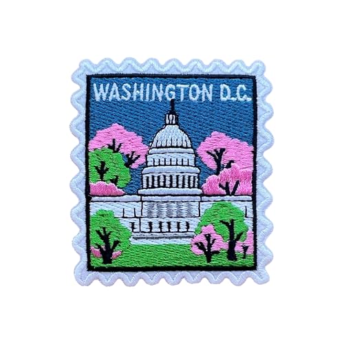 LEMEPINZ Washington DC 7,6 cm Stickerei-Aufnäher, zum Aufbügeln/Aufnähen auf Reisen, bestickte Applikation, Reiseflicken, Stoffflicken für Kleidung, Rucksäcke, Hüte, DIY-Zubehör, Geschenke für LEMEPINZ Washington DC 7,6 cm Stickerei-Aufnäher, zum Aufbügeln/Aufnähen auf Reisen, bestickte Applikation, Reiseflicken, Stoffflicken für Kleidung, Rucksäcke, Hüte, DIY-Zubehör, Geschenke für von LEMEPINZ