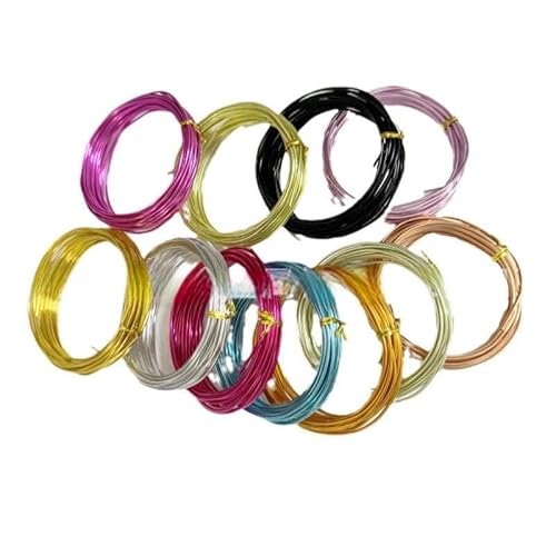 5 Farben Aludraht Basteldraht 1mm, Flexibler Basteldraht Dünn, Biegbar Schmuckdraht, 5M Aluminiumdraht Draht für DIY Schmuck Modellen Skulpturen Kunsthandwerk 5 Farben Aludraht Basteldraht 1mm, Flexibler Basteldraht Dünn, Biegbar Schmuckdraht, 5M Aluminiumdraht Draht für DIY Schmuck Modellen Skulpturen Kunsthandwerk von LEMLIN