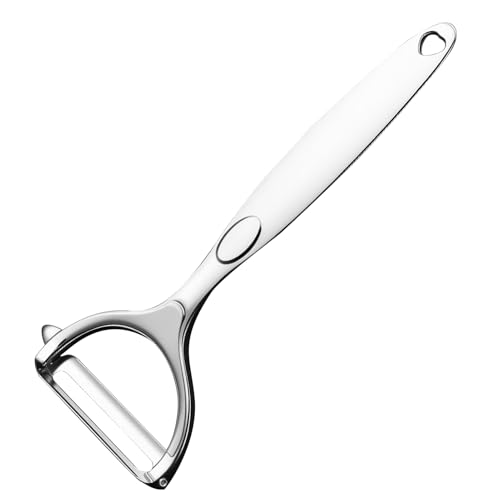 Sparschäler aus Edelstahl,Kartoffelkräfer für Obst und Gemüse, Multifunktions-Messer, Ergonomischer Griff, Gemüseschäler für Küche paar Obst Karotten Auberginen von LEMLIN
