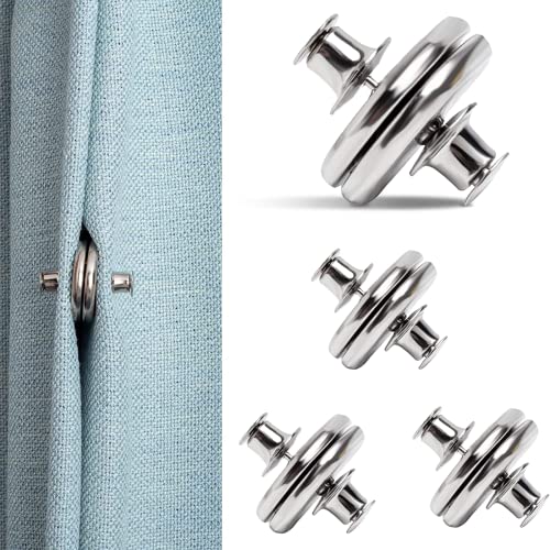4 Paare Raffhalter Magnetisch,Vorhang Magnetischer Verschluss,Gardinen Zubehör,Vorhang Gewichte,Magnete für Vorhänge,Duschvorhang Magnet,dass Licht Ausläuft Oder Vorhänge Herumgeblasen Werden 4 Paare Raffhalter Magnetisch,Vorhang Magnetischer Verschluss,Gardinen Zubehör,Vorhang Gewichte,Magnete für Vorhänge,Duschvorhang Magnet,dass Licht Ausläuft Oder Vorhänge Herumgeblasen Werden von LEMONSTONE