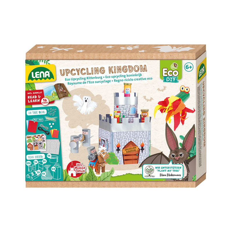 Bastelset Eco Upcycling - Kingdom In Bunt von LENA® LENA