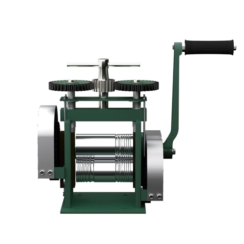 LENDISIY Schmuckwalzwerk Manueller Walzwerk Kombination Rolling Walzwerk Machine Schmuckrollmaschine Walzwerkmaschine Handwalzwerk Maschine für Schmuckherstellung von LENDISIY