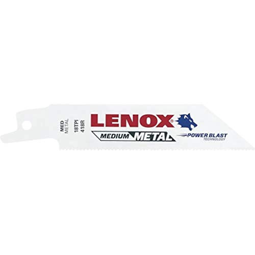 Lenox 20552-418R Säbelsägeblatt, 102 x 19 x 0,9 mm, 18 Zähne, 5 Stück von LENOX