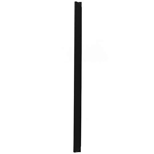 LEO’s - 100 x Klemmschienen Schwarz DIN A4 (297 mm) FH 3-4 mm für ca. 30 Blatt - Klemmschiene zum Binden von ungelochten Papier Unterlagen und Blattsammlungen - Klemmleiste aus Hart-PVC von LEO's