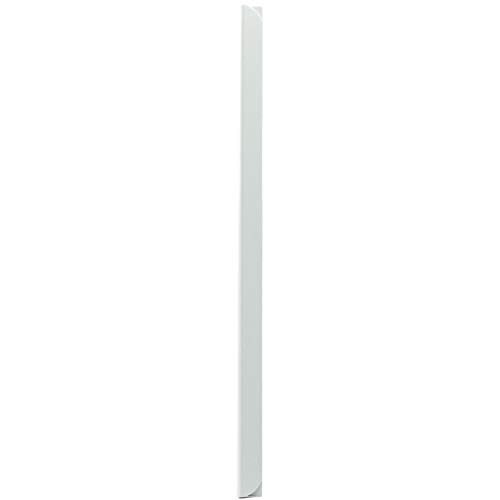 LEO’s - 100 x Klemmschienen Weiß DIN A4 (297 mm) FH 3-4 mm für ca. 30 Blatt - Klemmschiene zum Binden von ungelochten Papier Unterlagen und Blattsammlungen - Klemmleiste aus Hart-PVC von LEO's