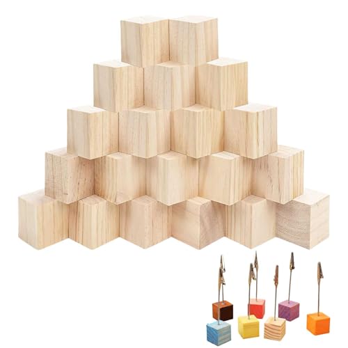 Holzwürfel Groß 20 Stück DIY Bastelblöcke 5x5x5cm Naturfarben Unbehandelt Glatt Kantig Leicht Holzklötze für Schnitzen Malen Holzbausteine Natur zum Lernen, Basteln, DIY Puzzle, Stempel, Zahlen Holzwürfel Groß 20 Stück DIY Bastelblöcke 5x5x5cm Naturfarben Unbehandelt Glatt Kantig Leicht Holzklötze für Schnitzen Malen Holzbausteine Natur zum Lernen, Basteln, DIY Puzzle, Stempel, Zahlen von LEOINAER