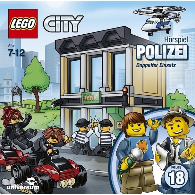 Lego City - 18 - Polizei. Doppelter Einsatz - Lego City, Various (Hörbuch) von LEONINE Distribution
