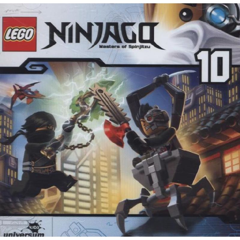 Lego Ninjago Cd 10 - LEGO Ninjago-Masters of Spinjitsu, Lego Ninjago-Masters Of Spinjitsu (Hörbuch) von LEONINE Distribution