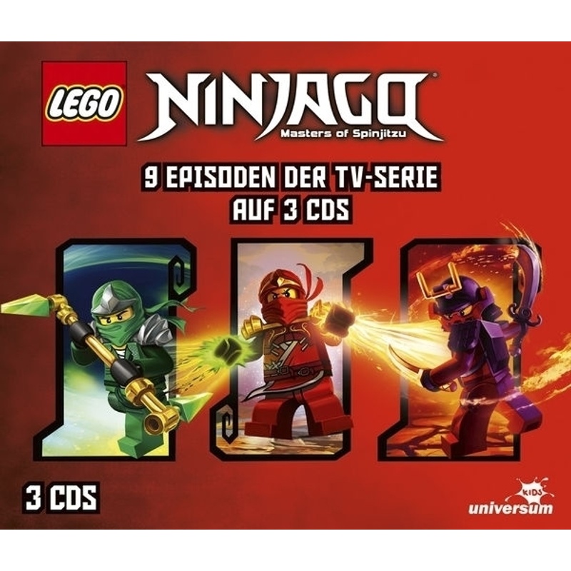 Lego Ninjago Hörspielbox.Tl.3,3 Audio-Cd - Various (Hörbuch) von LEONINE Distribution