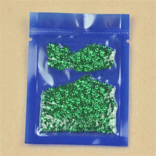 100 Stück/Lot 0,9~4,0 mm 5A runde Form geschliffener blauer Stein roter Korund synthetische grüne Edelsteine für die Schmuckwachsfassung-Nano grüner Stein-4,0 mm (100 Stück) von LEPIZ