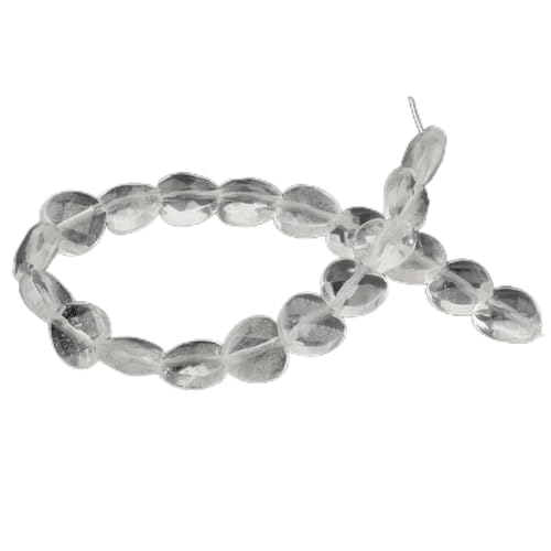 Facettierte Herz-Naturstein-Türkis-Achat-Opal-lose Perlen für die Schmuckherstellung, Lieferanten von DIY-Charms-Armbändern, 10 mm, weißer Chalcedon von LEPIZ