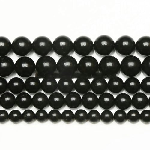 Runde lose Halbedelstein-Perlen aus Naturstein, 6, 8, 10 mm, Auswahlgröße für die Schmuckherstellung, 10 mm, 36 bis 38 Stück von LEPIZ