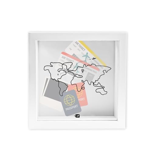 LERANXIN 3D Bilderrahmen zum Befüllen 15x15 cm mit 3 cm Tiefe & 10,2x1 cm Schlitz - Schattenbox für Hochzeitsgeschenke, Erinnerungsstücke und Fotos | Wandspardose aus Holz LERANXIN 3D Bilderrahmen zum Befüllen 15x15 cm mit 3 cm Tiefe & 10,2x1 cm Schlitz - Schattenbox für Hochzeitsgeschenke, Erinnerungsstücke und Fotos | Wandspardose aus Holz von LERANXIN
