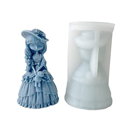 LERONO Silikonform, Duftkerzenformen, Mädchen, Epoxidharz, Gießform, DIY, Basteln, Aroma-Gips, Kerze für Handwerk, Auto, Zuhause, Ornamente LERONO Silikonform, Duftkerzenformen, Mädchen, Epoxidharz, Gießform, DIY, Basteln, Aroma-Gips, Kerze für Handwerk, Auto, Zuhause, Ornamente von LERONO