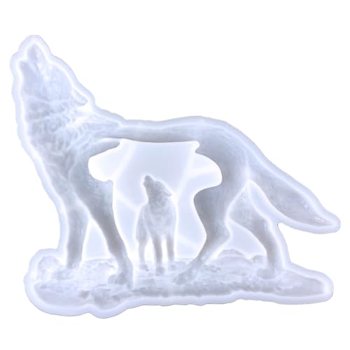 LERONO Silikonform, Wandbehang, Dekoration, Silikonform, Wald, Wolf, Wandkunst, Silikonformen, Epoxidharz, Tierharz, Formen für DIY Wand Zuhause LERONO Silikonform, Wandbehang, Dekoration, Silikonform, Wald, Wolf, Wandkunst, Silikonformen, Epoxidharz, Tierharz, Formen für DIY Wand Zuhause von LERONO