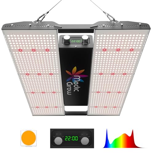 LES FLEURS LED Pflanzenlampe Vollspektrum, 240W Grow Lampem mit 1374PCs Dioden LEDs, Daisy Chain LED-Wachstumslicht, Pflanzen Lampe für Gemüse,Blume,Dimmbare Grow Light für Growzelt 75x75cm LES FLEURS LED Pflanzenlampe Vollspektrum, 240W Grow Lampem mit 1374PCs Dioden LEDs, Daisy Chain LED-Wachstumslicht, Pflanzen Lampe für Gemüse,Blume,Dimmbare Grow Light für Growzelt 75x75cm von LES FLEURS