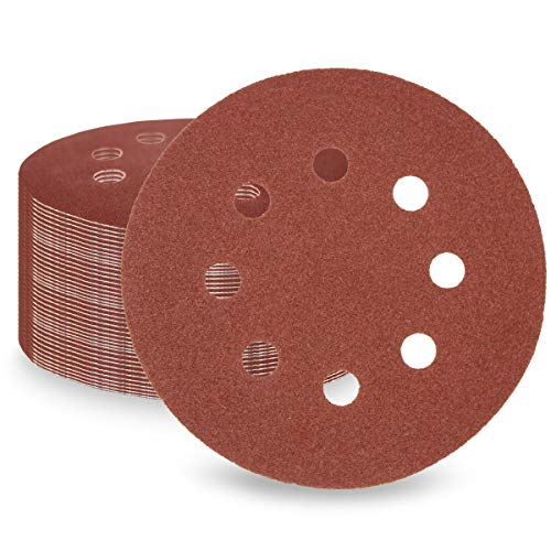 LESNIC 120 Körnung Schleifscheiben 50 Stück, 125mm Schnellwechselscheiben Klett-Schleifpapier für Elektroschleifer, Zuverlässige Haftung auf den Schleifgeräten LESNIC 120 Körnung Schleifscheiben 50 Stück, 125mm Schnellwechselscheiben Klett-Schleifpapier für Elektroschleifer, Zuverlässige Haftung auf den Schleifgeräten von LESNIC