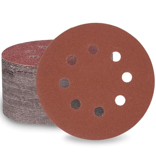 LESNIC 180 Körnung Schleifscheiben 50 Stück, 125mm Schnellwechselscheiben Klett-Schleifpapier für Elektroschleifer, Zuverlässige Haftung auf den Schleifgeräten LESNIC 180 Körnung Schleifscheiben 50 Stück, 125mm Schnellwechselscheiben Klett-Schleifpapier für Elektroschleifer, Zuverlässige Haftung auf den Schleifgeräten von LESNIC