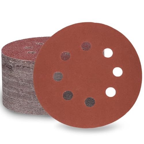 LESNIC 240 Körnung Schleifscheiben 50 Stück, 125mm Schnellwechselscheiben Klett-Schleifpapier für Elektroschleifer, Zuverlässige Haftung auf den Schleifgeräten LESNIC 240 Körnung Schleifscheiben 50 Stück, 125mm Schnellwechselscheiben Klett-Schleifpapier für Elektroschleifer, Zuverlässige Haftung auf den Schleifgeräten von LESNIC