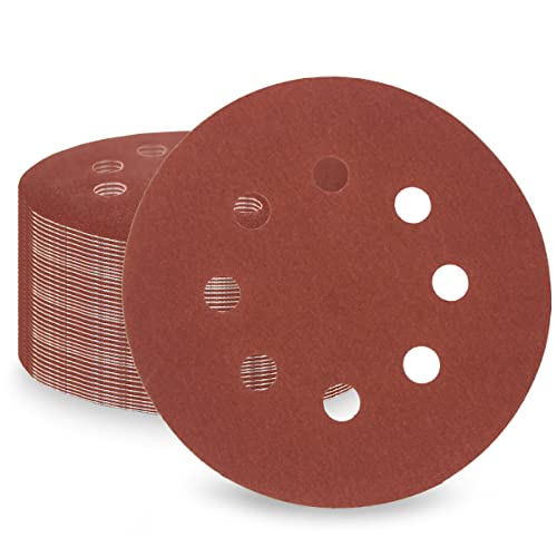 LESNIC 400 Körnung Schleifscheiben 100 Stück, 125mm 8 Löcher, 5 Zoll Klett-Schleifpapier Schleifscheiben mit Faserrückseite für Exzenterschleifer LESNIC 400 Körnung Schleifscheiben 100 Stück, 125mm 8 Löcher, 5 Zoll Klett-Schleifpapier Schleifscheiben mit Faserrückseite für Exzenterschleifer von LESNIC