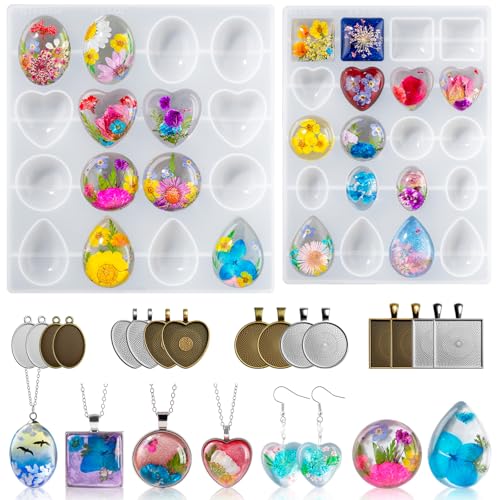 LET'S RESIN Cabochon-Edelstein-Harz-Formen aus Silikon LET'S RESIN Cabochon-Edelstein-Harz-Formen aus Silikon von LET'S RESIN