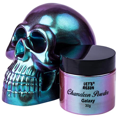 LET'S RESIN Glimmerpulver, 30 g Color Shift Glimmerpulver für Epoxidharz/Becher, Galaxie-Chrom-Pulver-Pigment für Nägel, Kunst, Malerei, Seifenherstellung, Kerzenherstellung, Schleim LET'S RESIN Glimmerpulver, 30 g Color Shift Glimmerpulver für Epoxidharz/Becher, Galaxie-Chrom-Pulver-Pigment für Nägel, Kunst, Malerei, Seifenherstellung, Kerzenherstellung, Schleim von LET'S RESIN