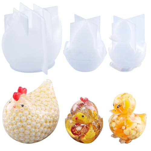 LET'S RESIN Harz-Formen mit Huhn und Ente LET'S RESIN Harz-Formen mit Huhn und Ente von LET'S RESIN