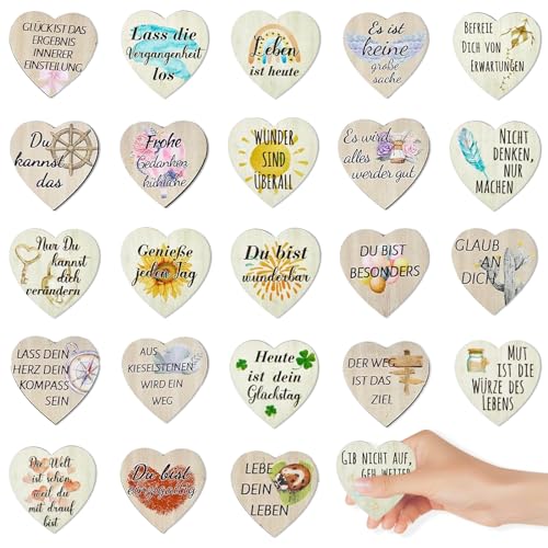 LETTERASHQP 24 Stück Glücksbringer aus Holz Glücksbringer Kleine Glücksbringer Holz Motivationsgeschenk Mutmacher Geschenk Glücksbringer Kinder Glücksbringer Tischdeko für Prüfung Kollegen Freund LETTERASHQP 24 Stück Glücksbringer aus Holz Glücksbringer Kleine Glücksbringer Holz Motivationsgeschenk Mutmacher Geschenk Glücksbringer Kinder Glücksbringer Tischdeko für Prüfung Kollegen Freund von LETTERASHQP
