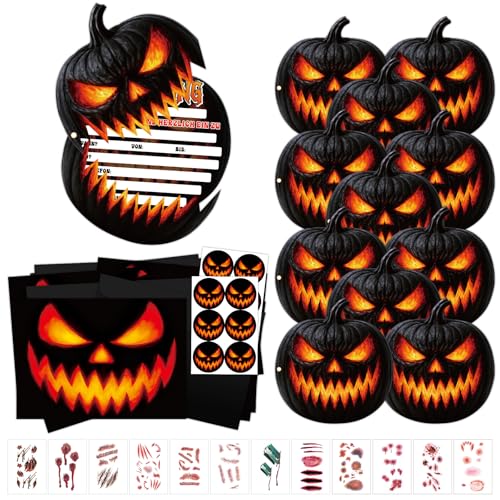 LETTERASHQP Halloween Einladungskarten Kinder Halloween Einladungskarten Halloweenparty Einladung Teufelskürbis Einladungskartens Kinder Karte Einladung für Halloweenparty Grusel Party LETTERASHQP Halloween Einladungskarten Kinder Halloween Einladungskarten Halloweenparty Einladung Teufelskürbis Einladungskartens Kinder Karte Einladung für Halloweenparty Grusel Party von LETTERASHQP